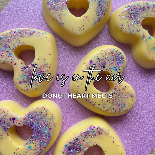 Love Is In The Air | Donut Heart Melts 